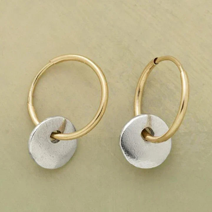 Yara – Pendientes Boho Artesanales de Oro y Plata