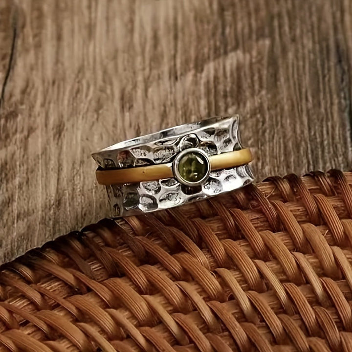 Vera – Anillo Elegante con Circonita Verde