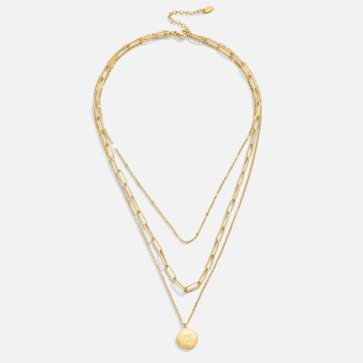 Collar en Capas con Moneda