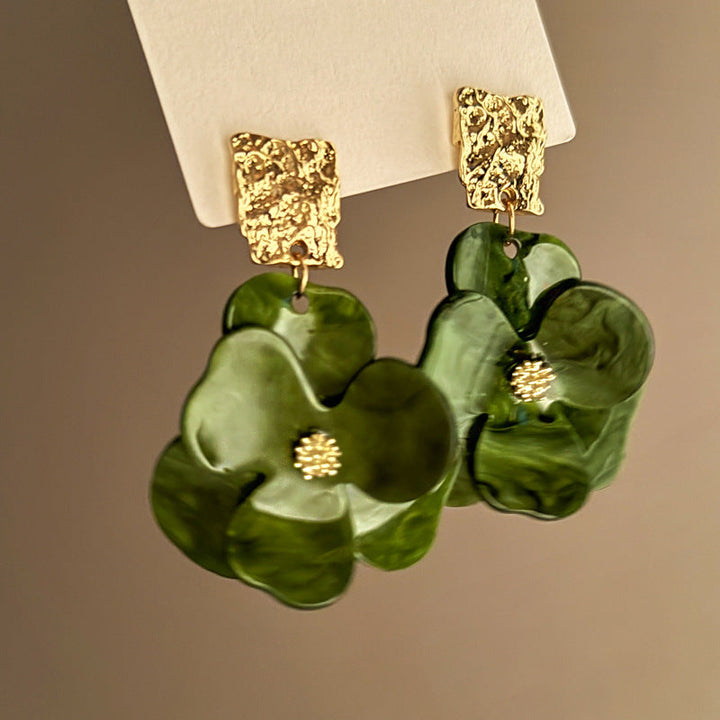 Diseño floral – Pendientes bohemios con flores