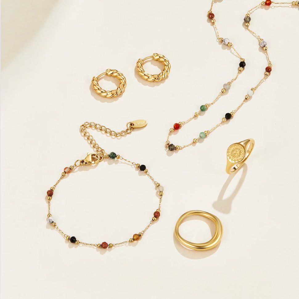 Collar con Piedra Natural